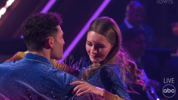 Anna Delvey and Ezra Sosa on "DWTS."